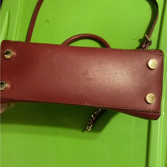 Burgundy Michael Kors Purse - Picture 3 of 7